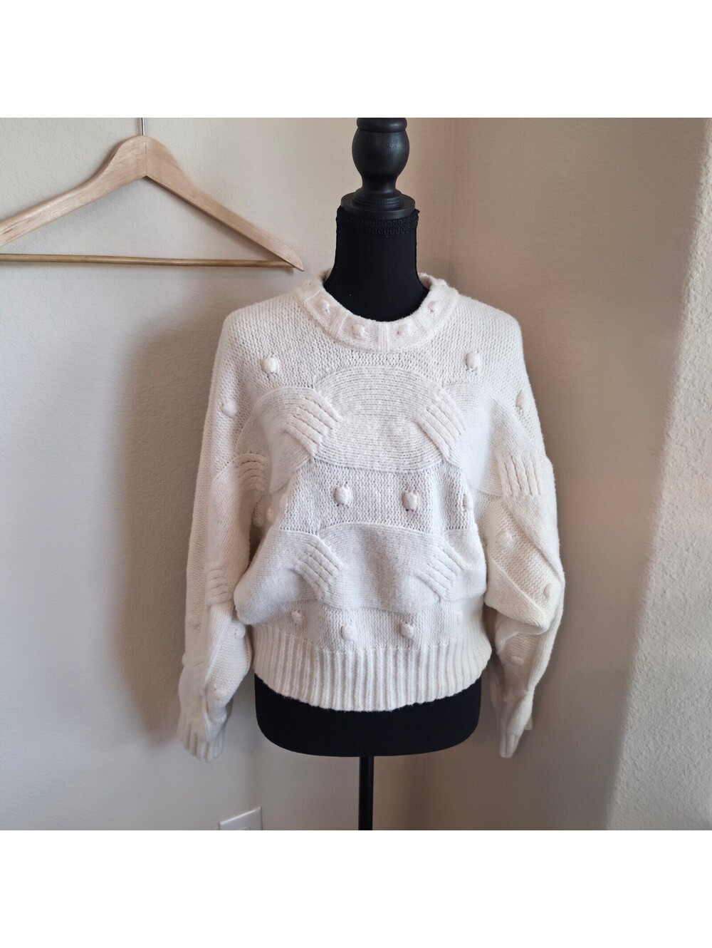 Wild Fable Women's Pullover Sweater (Jacquard-knit pullover sweater) S